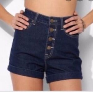 BDG Super High Rise Foxy Denim Short Button Fly